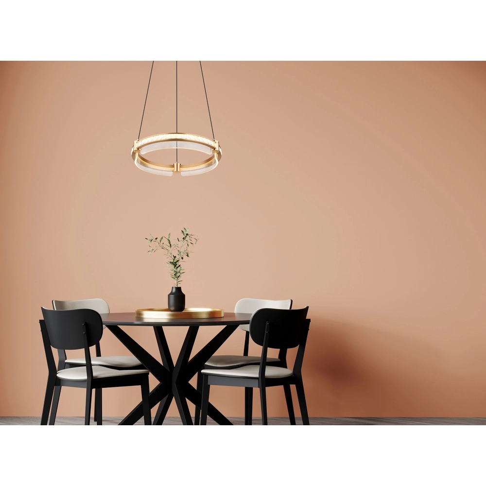 Pendant lamp Blondie Ø 40cm gold Globo 9007371449460