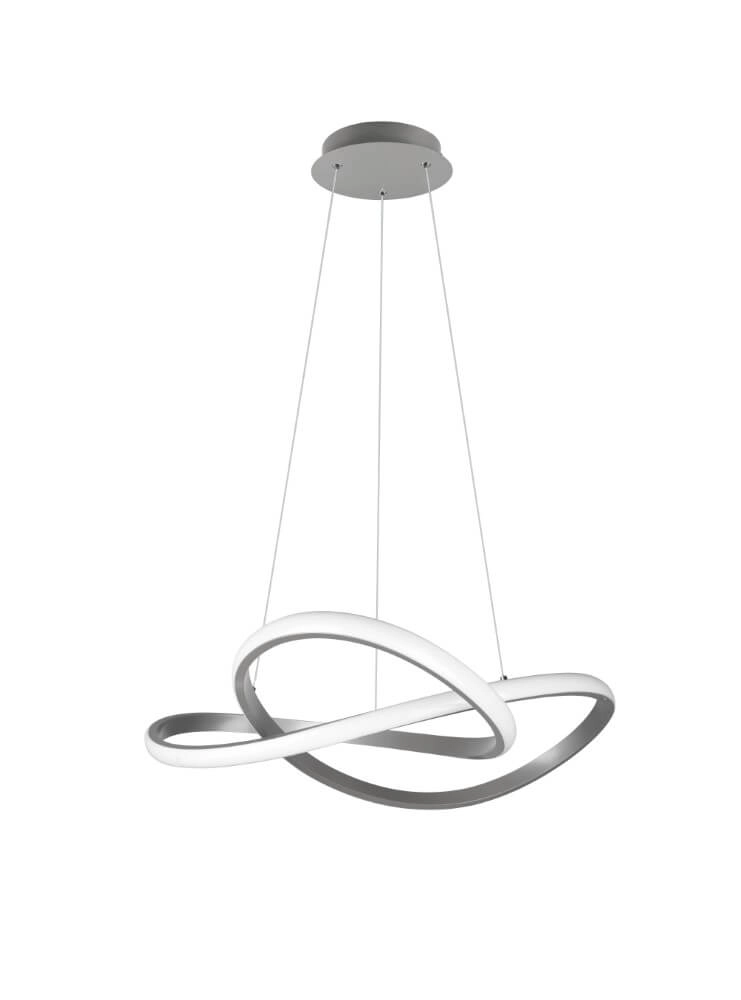LED hanging lamp Course gray Trio 4017807521504