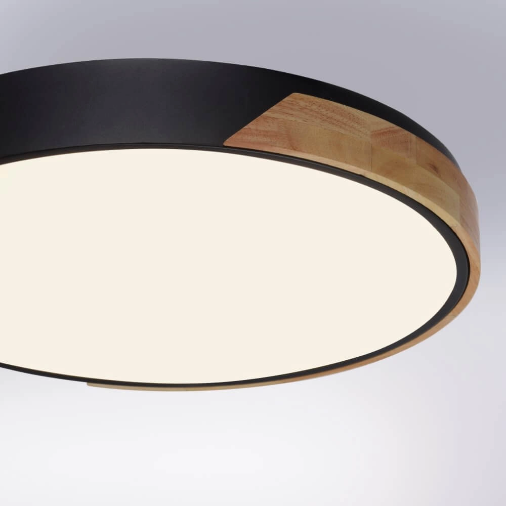 Round ceiling lamp Q-Bila black Paul Neuhaus 4012248366219