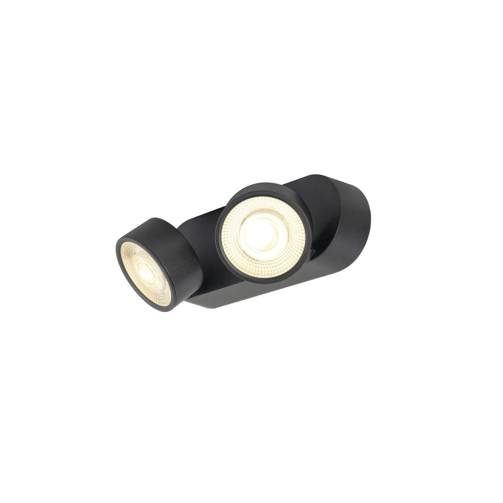 Surface-mounted spot Kalu 2.0 double black 3000K SLV 4024163317573