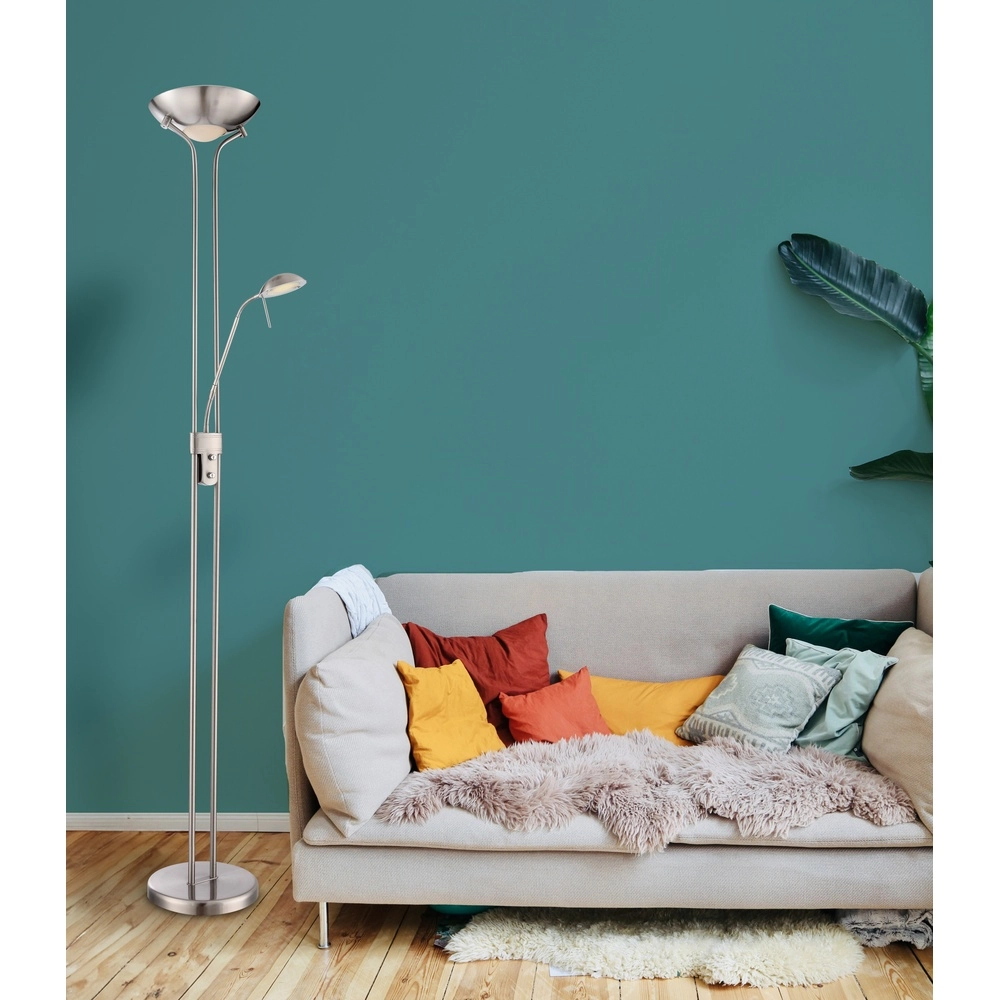Reading lamp Leonas nickel Globo 9007371233038