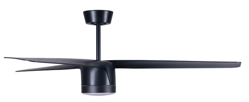 Black ceiling fan with lamp Peregrine Ø 142cm Beacon 9333509165316