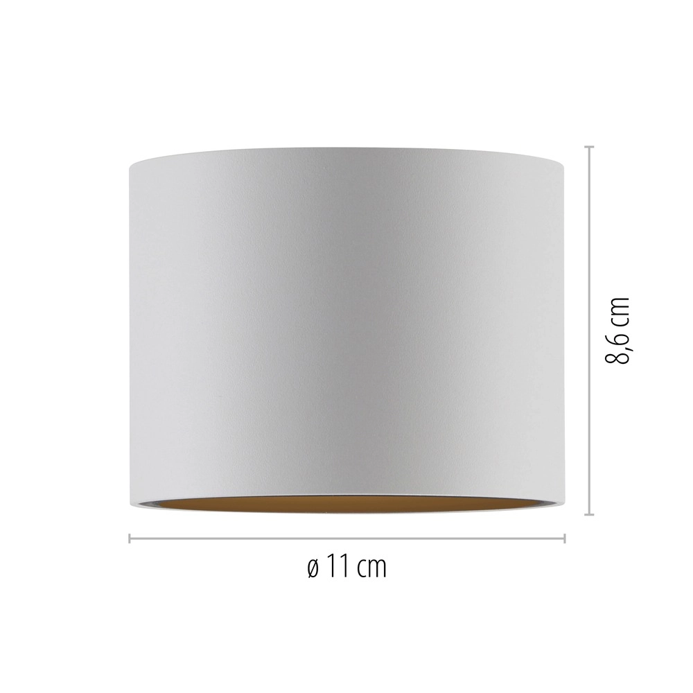 Ceiling surface-mounted spot Pure Point Ø 11cm - white Paul Neuhaus 4012248395639