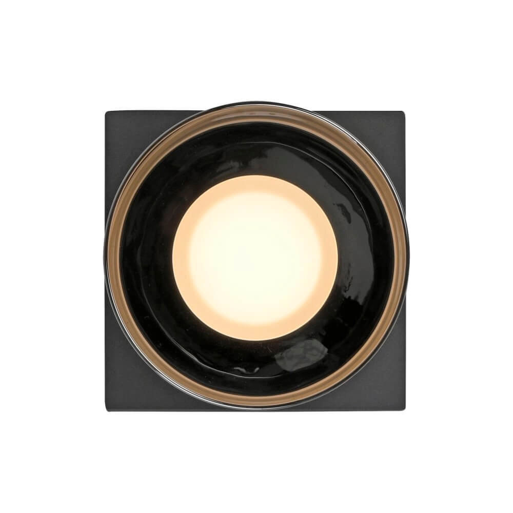 Black ceiling lamp Rika 1-light black Paul Neuhaus 4012248385012
