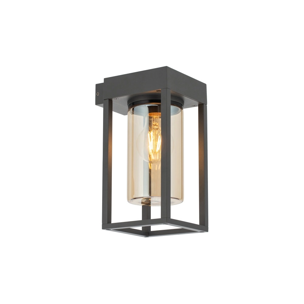 Sleek outdoor lamp Avila 1x E27 - anthracite