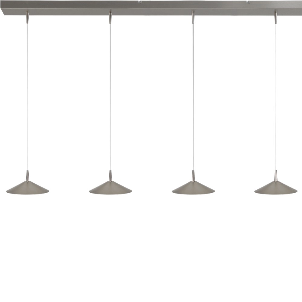 5-light pendant lamp Ceppo nickel Ø 18cm Masterlight 8718121358543