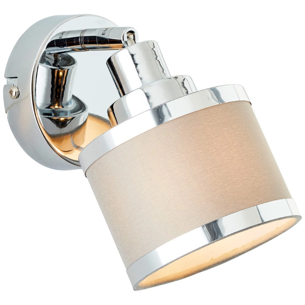 Chrome with gray wall light Alexia design Brilliant 4004353424137
