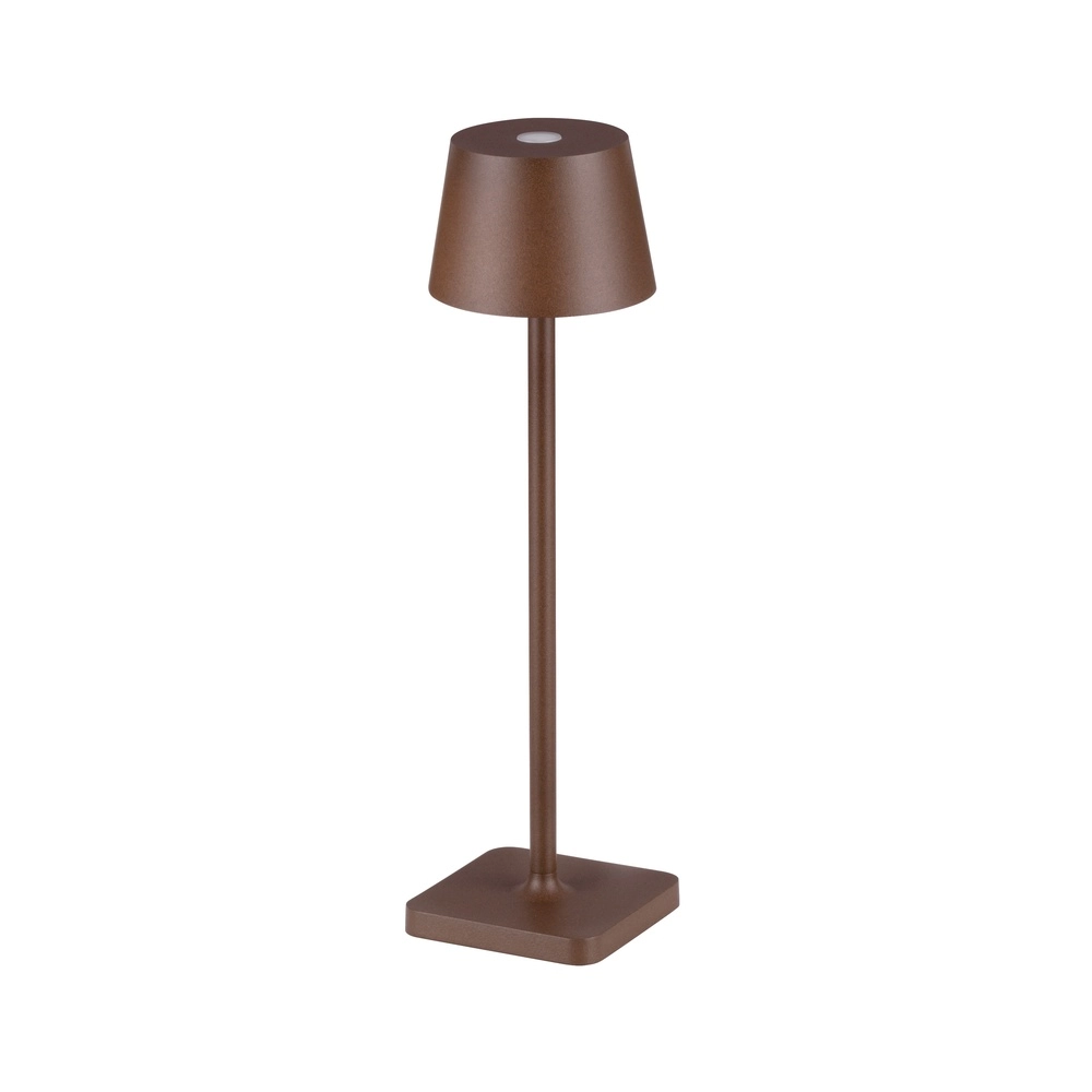 Rechargeable table lamp Deck Rusty brown Lyora 5212017449245