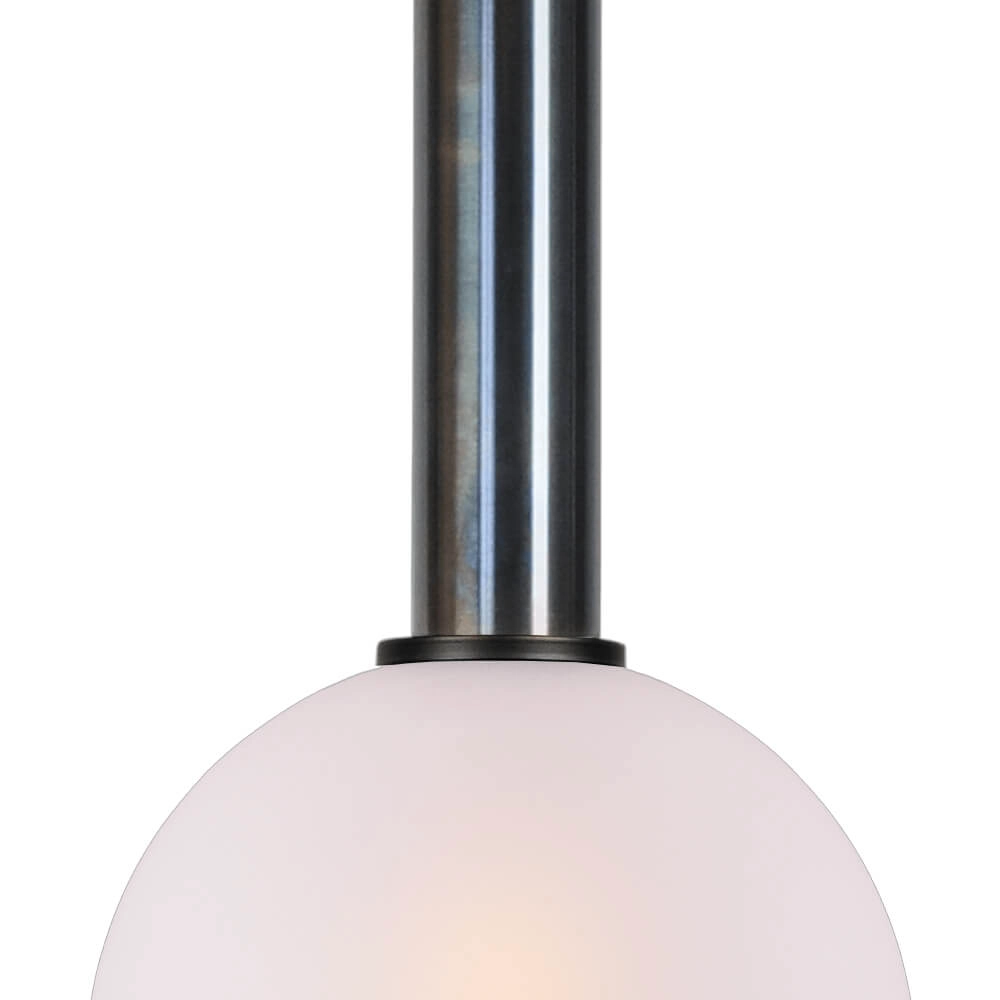 Hanging lamp Ø 20cm Bella 2 Dappled oil with matt white glass Masterlight 8718121334240
