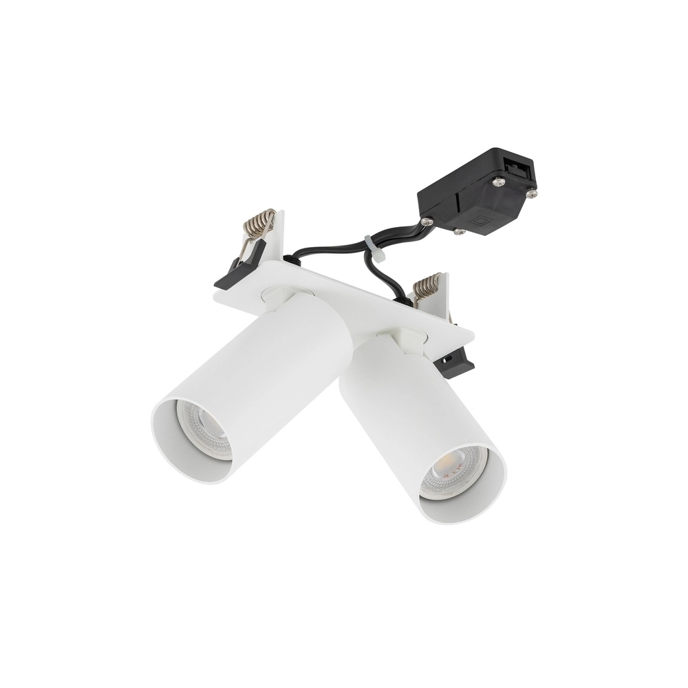 Double recessed spotlight Fourty Orientable - White Lyora 5903139114431