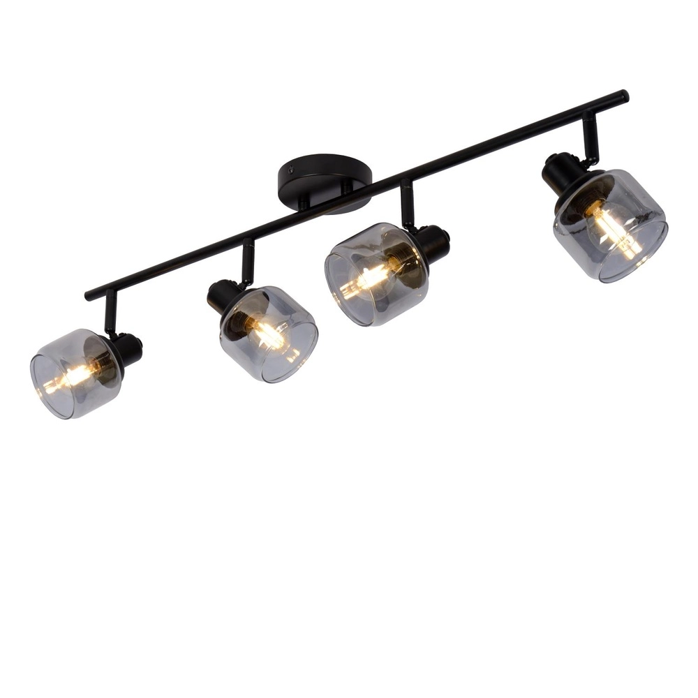 Ceiling lamp Bjorn 4-light black Lucide 5411212771254