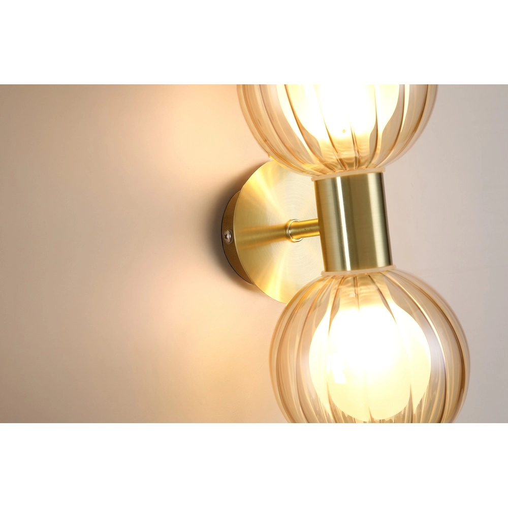 Wall lamp Luminsphere Gold Double Searchlight 5053423297422