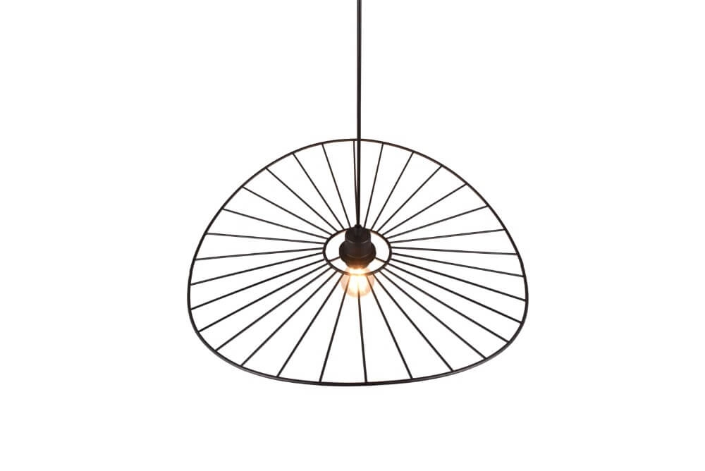 Hanging lamp Chapeau black Trio 4017807574081