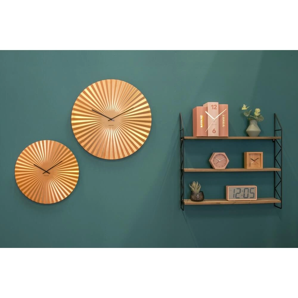 Wall clock Sensu gold - Ø 40cm Karlsson 8714302613500