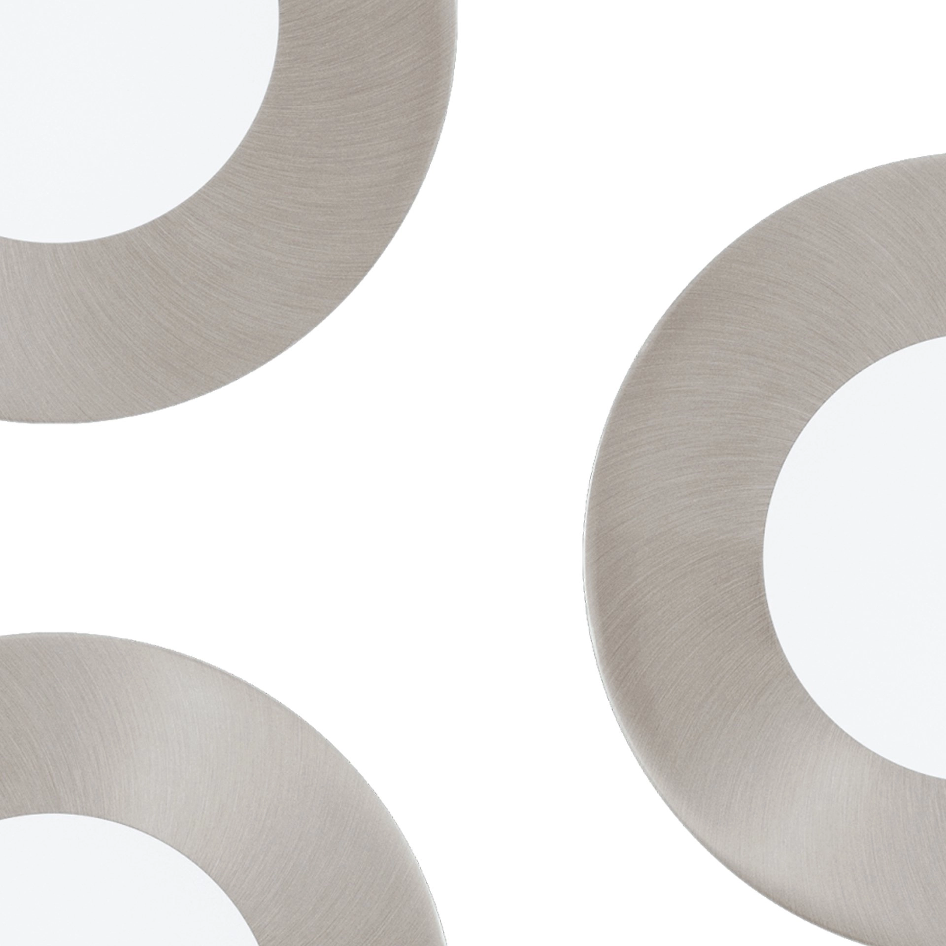 Downlights Fueva-C set of 3 x 8.5cm metal gray Eglo 9002759328825