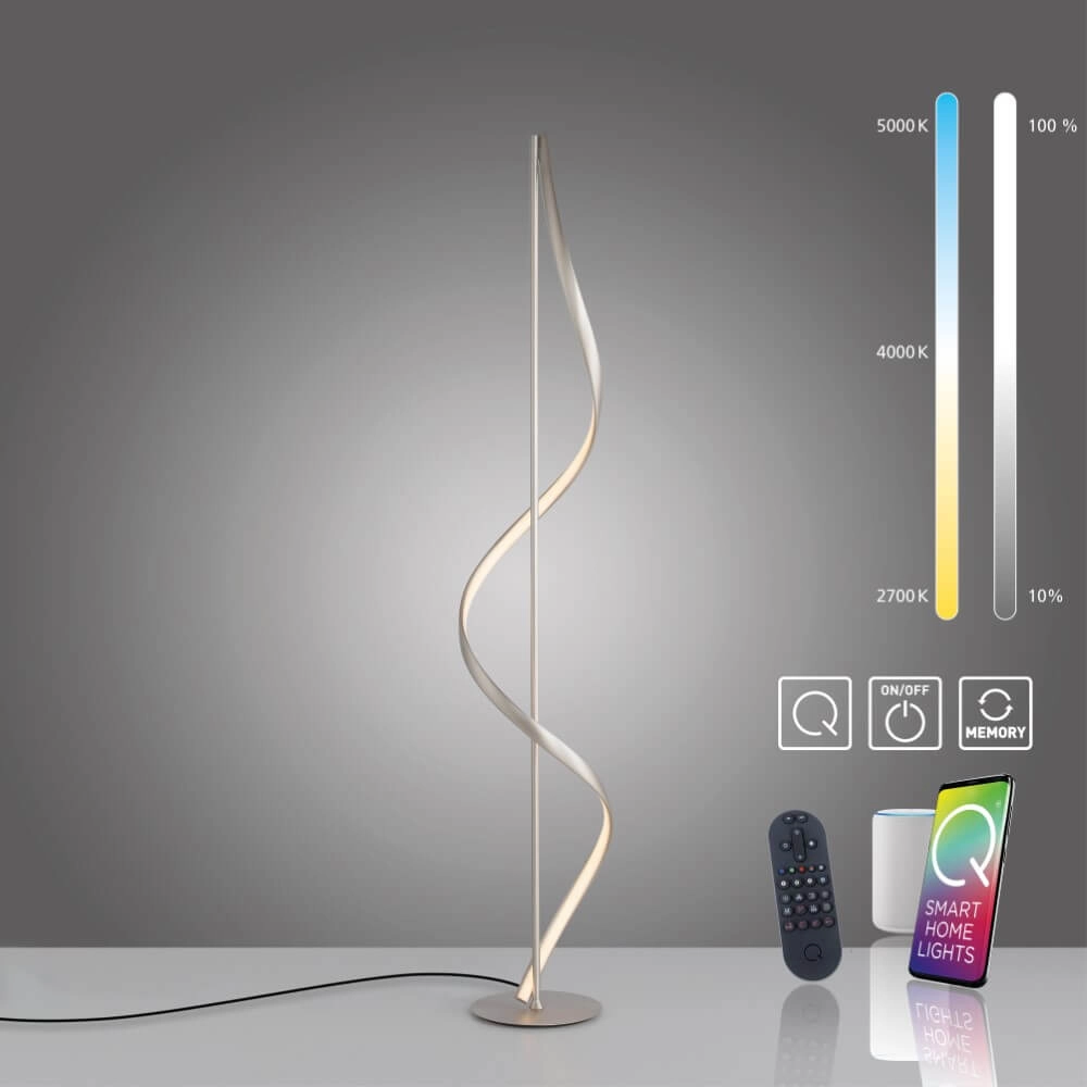 Design floor lamp Q-Swing metal Paul Neuhaus 4012248374870