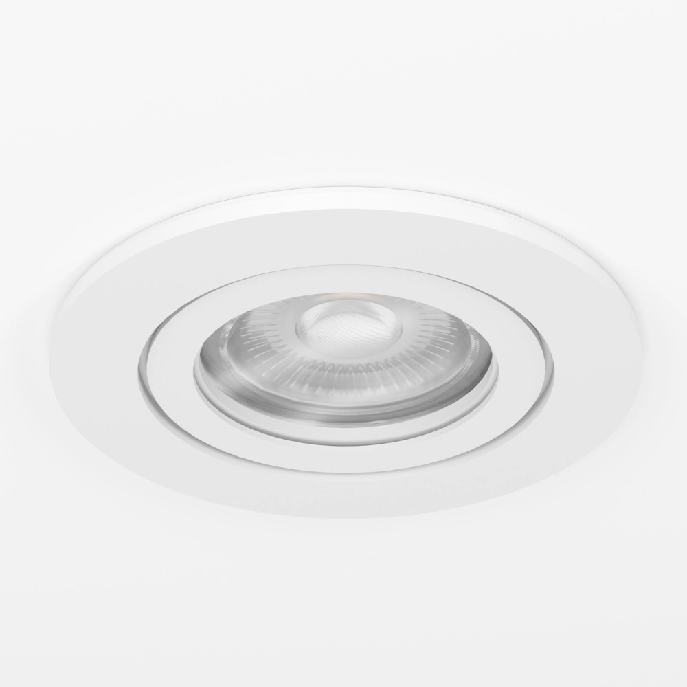Recessed spotlight Barranco white Ø 8,4cm IP44 - 3000K Eglo 9008606359158