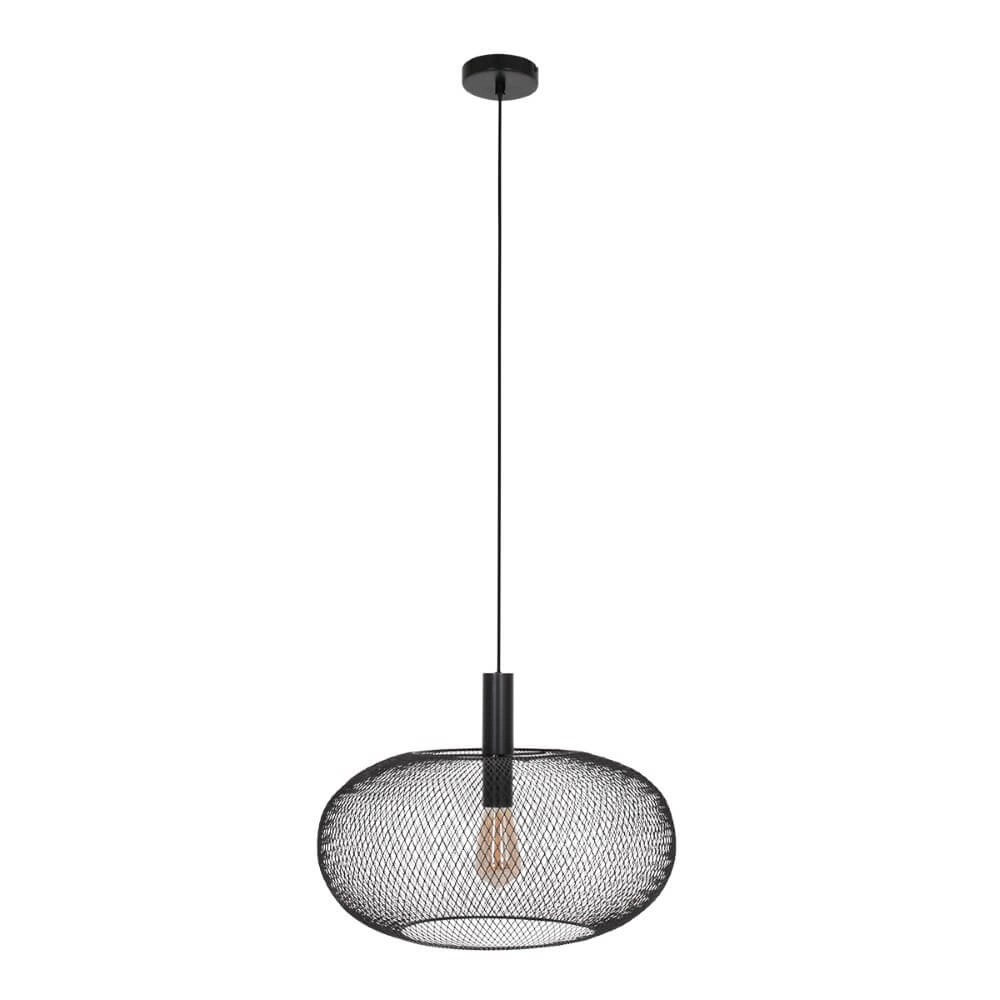 Black pendant lamp Cloud Ø 50cm Steinhauer 8712746148664