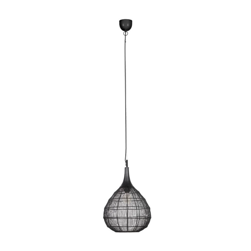 Round pendant lamp Soraya Ø 42cm - black Trio 4017807617450