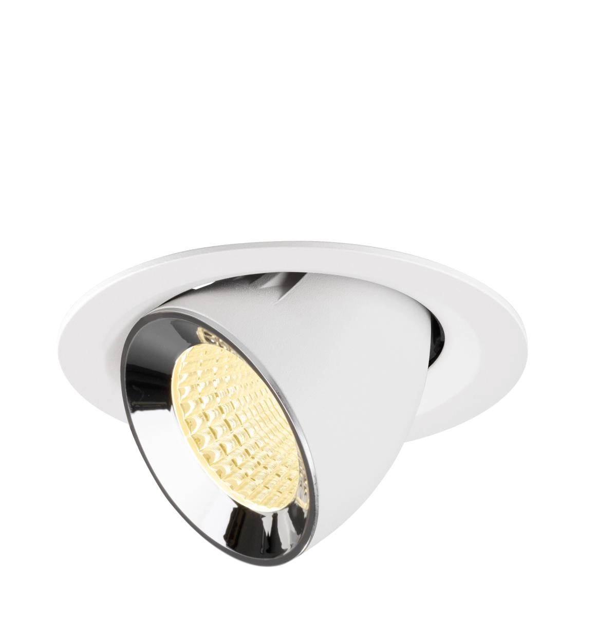 Recessed spotlight Numinos Gimble M white/chrome 3000K - 55deg