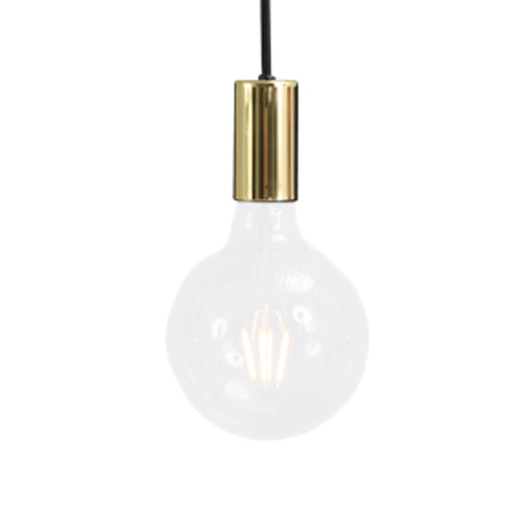 Pendant lamp Concepto 3-light black with gold Masterlight 8718121142371