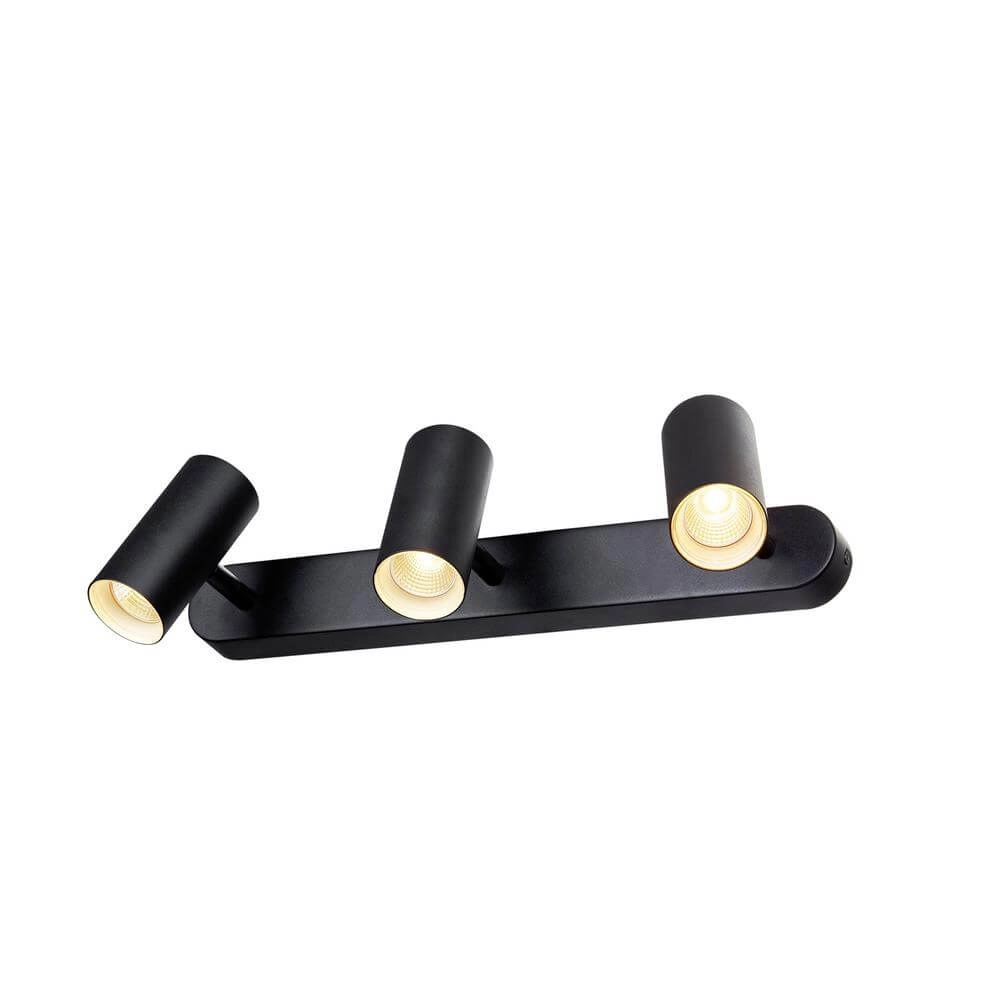 Surface-mounted spot Noblo black 3-lights 2700K SLV 4024163300308