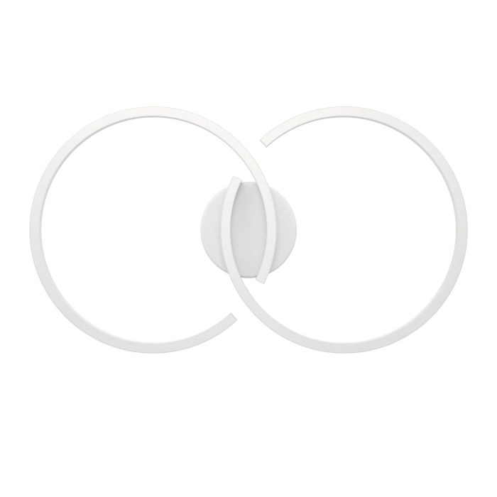White LED ceiling light Amandolo 2-rings Eglo 9008606275069