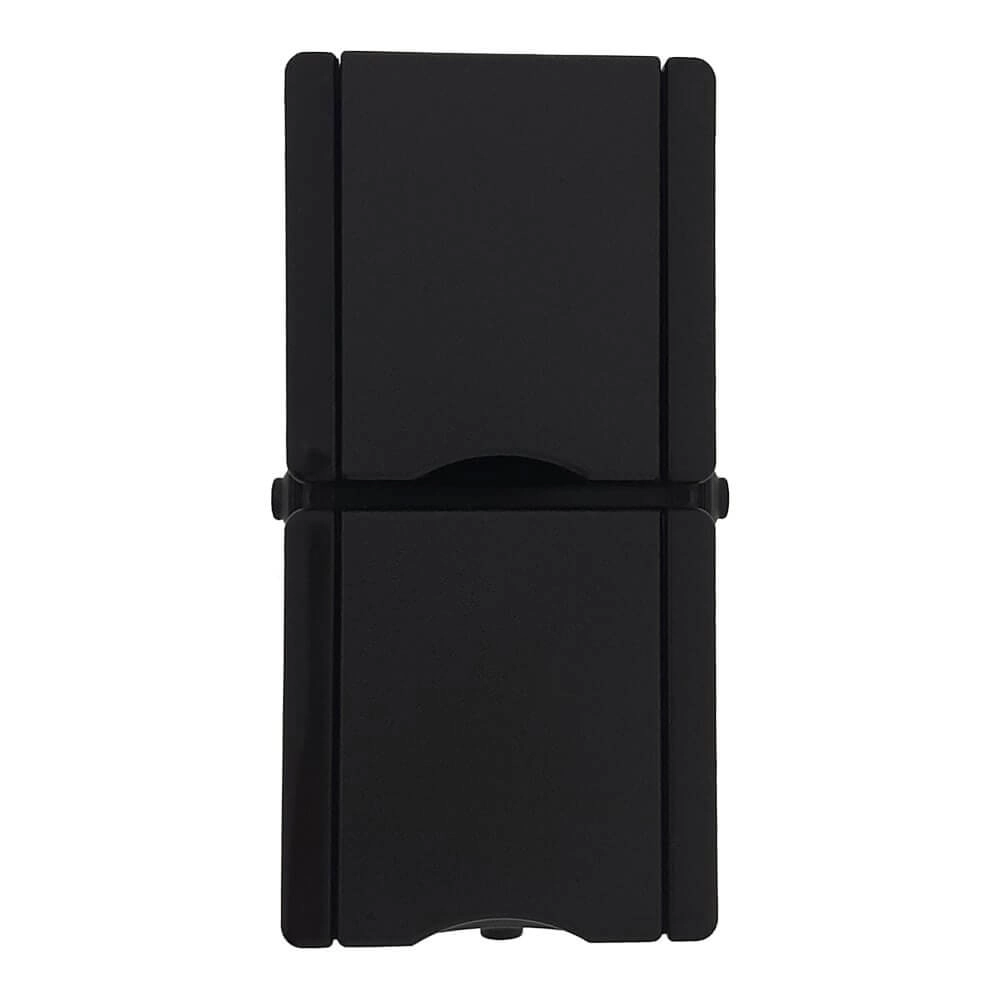 Socket double ProAQA earthing black Lyora 4008224658928