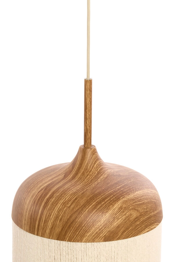 Pendant lamp Dania light wood print Ø 16cm Light & Living 8717807743345