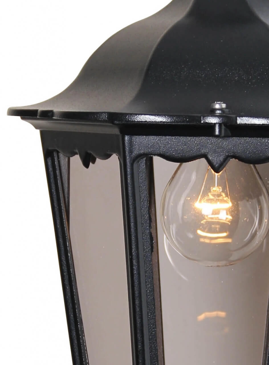 Classic outdoor lamp Cartella Down black Franssen 8033239039277