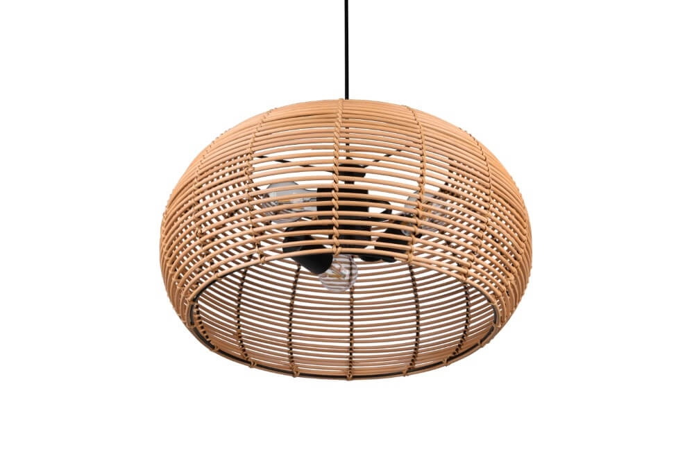 Rattan pendant lamp Inga Ø 50cm Trio 4017807544800