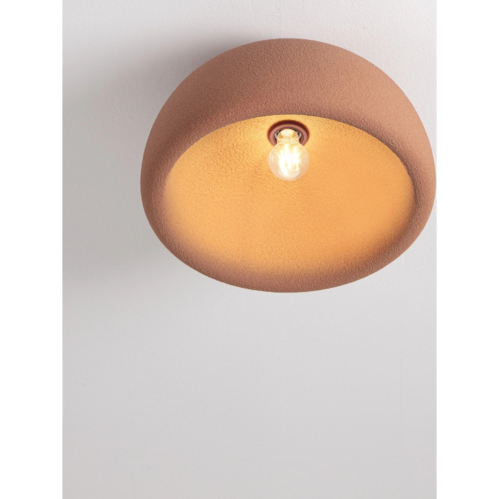 Modern ceiling lamp Davo terracotta Ø 43cm Lyora 5212017495709