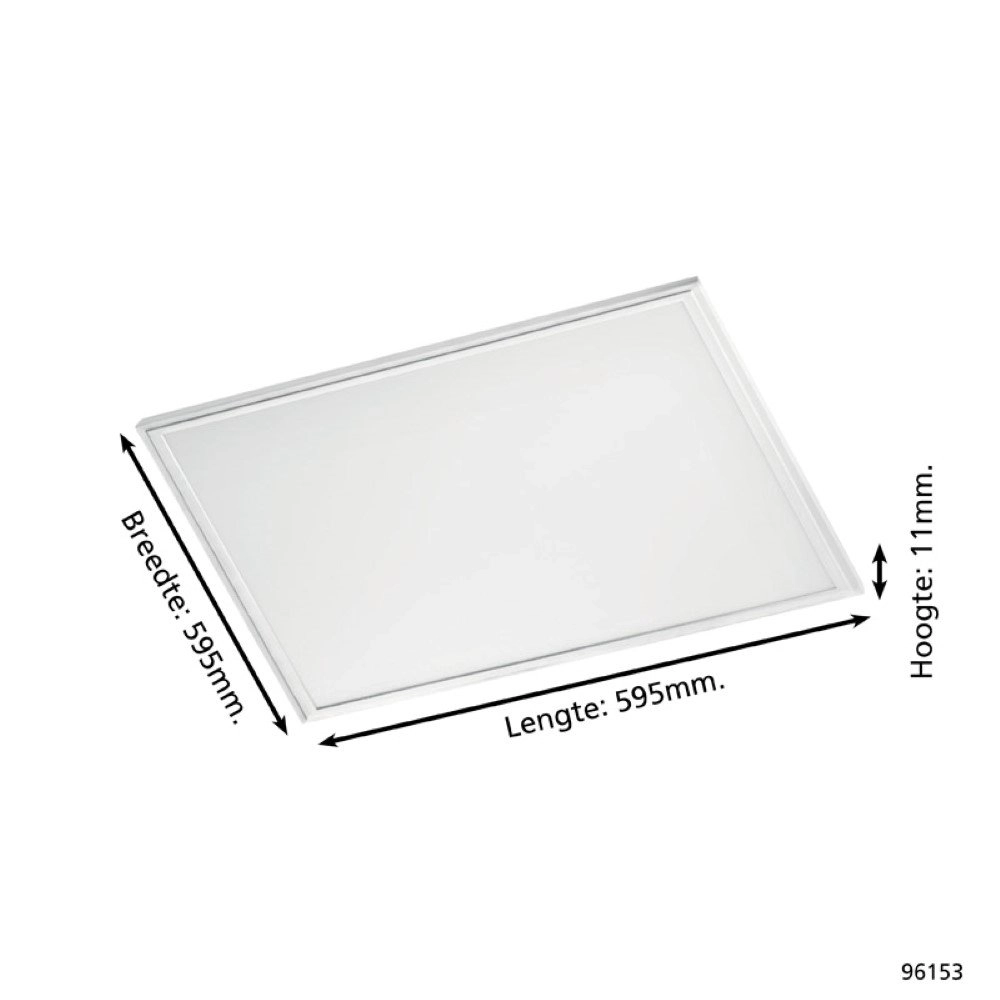 LED flush ceiling light Salobrena 1 40w - 4000K 60cm white Eglo 9002759961534
