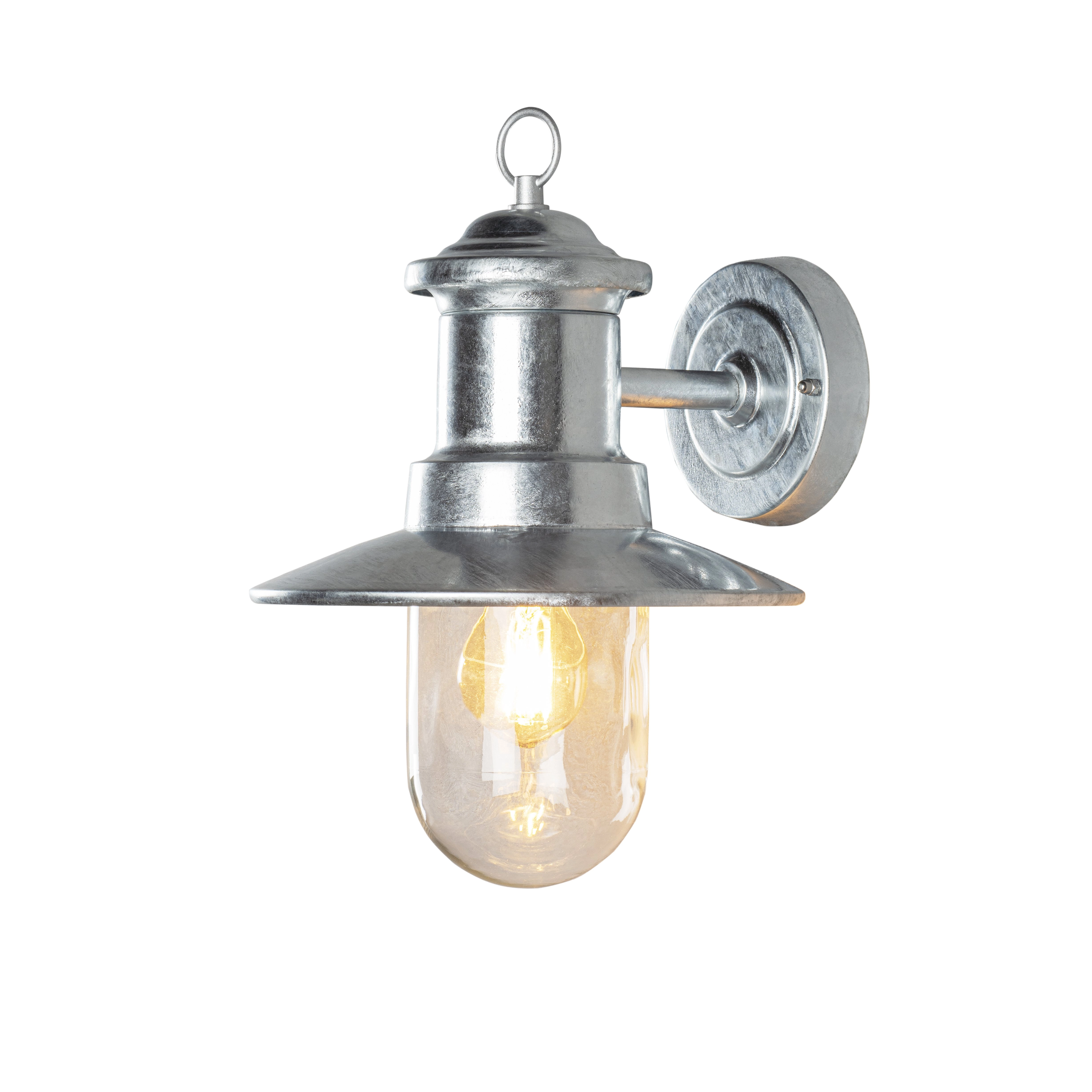 Zinc barn lamp Napoli