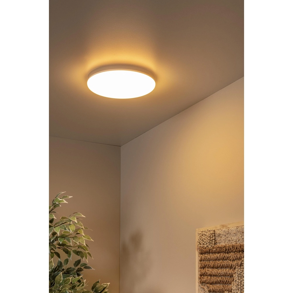 ceiling light Olson Ø 29cm white - IP44 Lucide 5411212792235