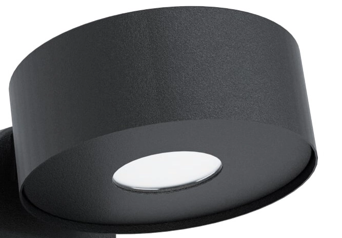 Led wall spot Palosco 6w - 3000K with motion sensor black Eglo 9002759987381