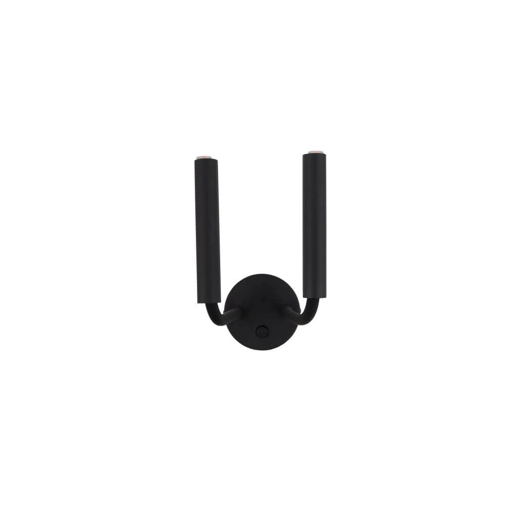 Black wall lamp Stalactite 2-light