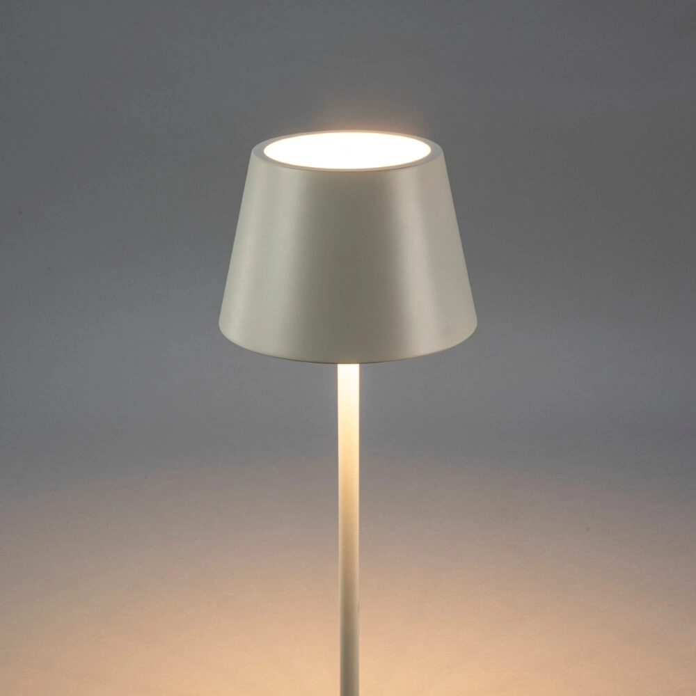 Rechargeable floor lamp Pomezia Medium white KonstSmide 7318307841251