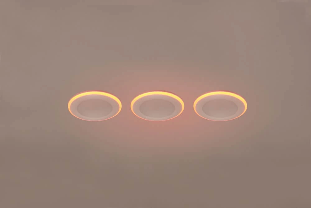 White recessed spotlights Argus set of 3 Trio 4017807574494