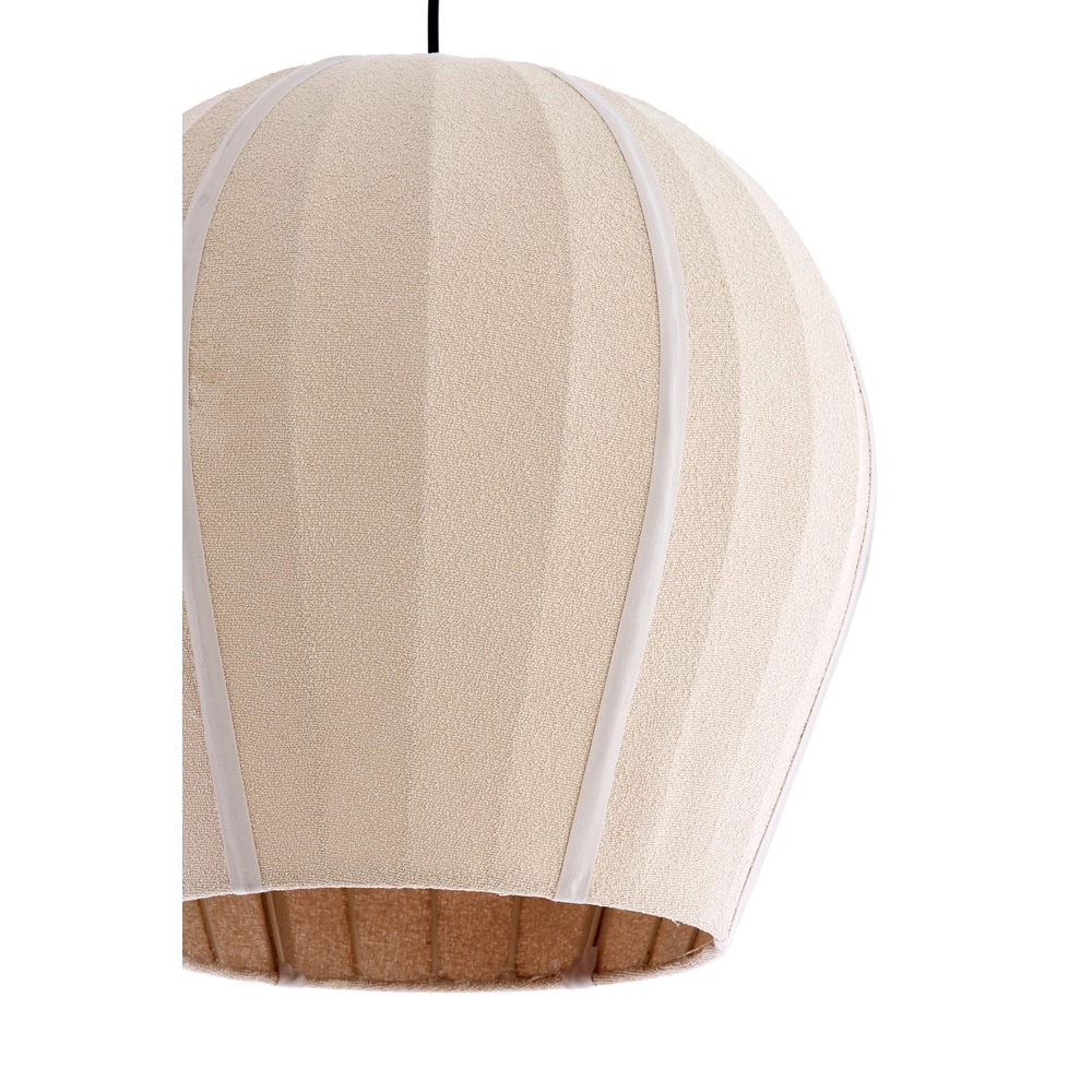 Bouclé pendant lamp Zagori Ø 35cm - sand Light & Living 8717807793029