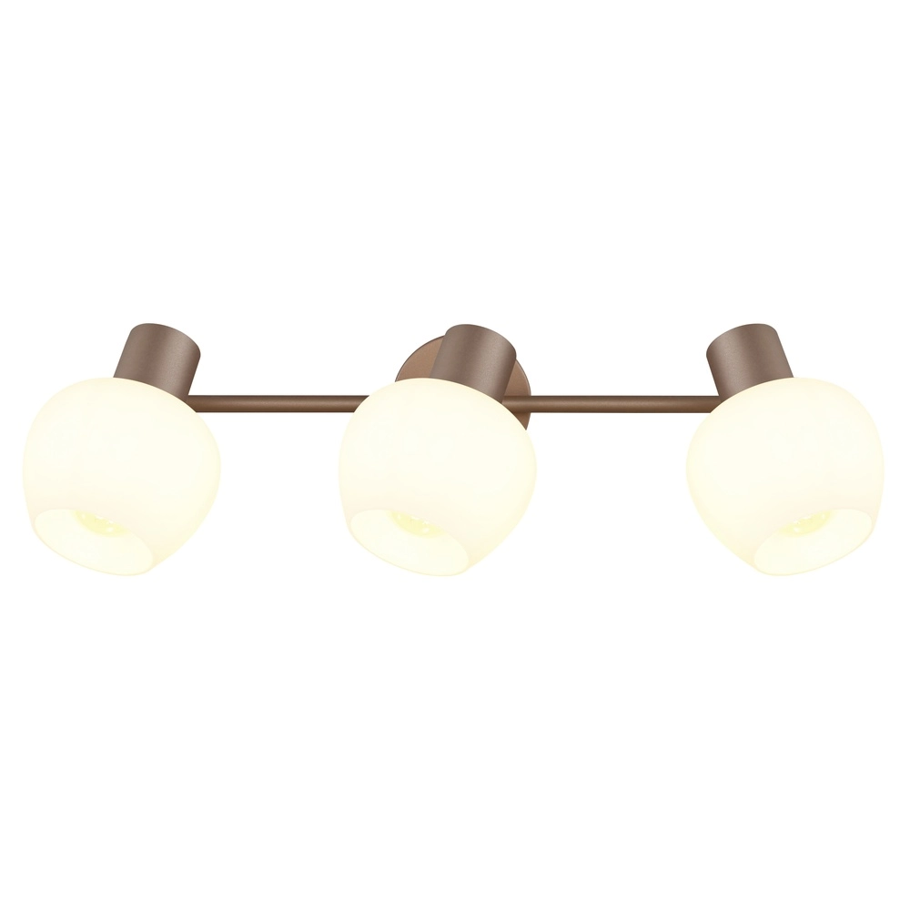 Ceiling lamp Eileen 3-light coffee brown Globo 9007371592562