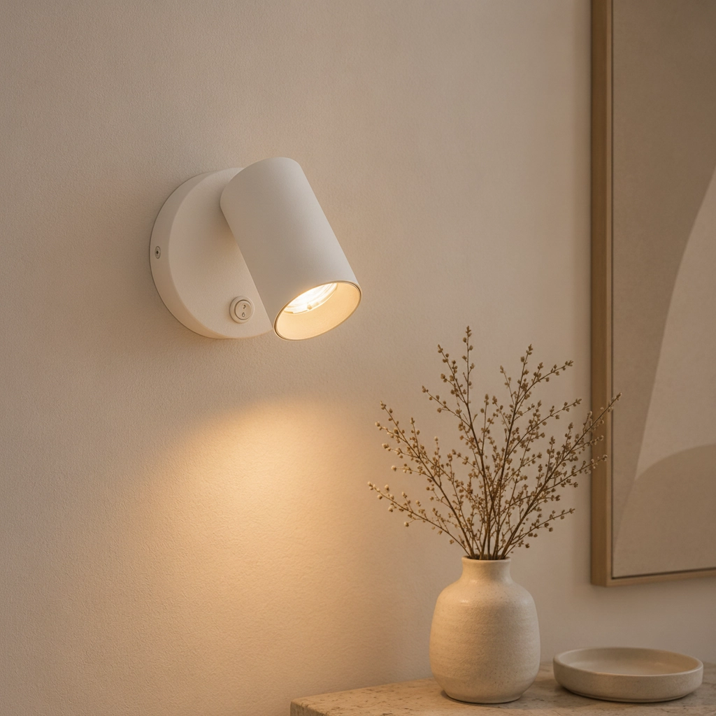 Wall spotlight Net Round white