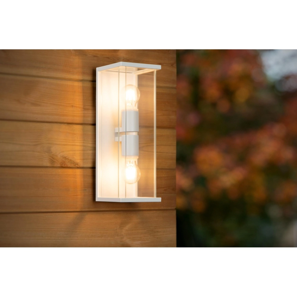 Sleek wall lamp Claire double white Lucide 5411212272355