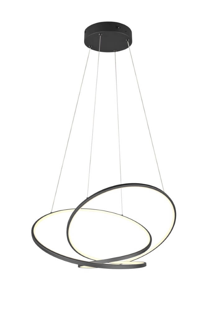 Vide pendant lamp Darvin black - 75cm