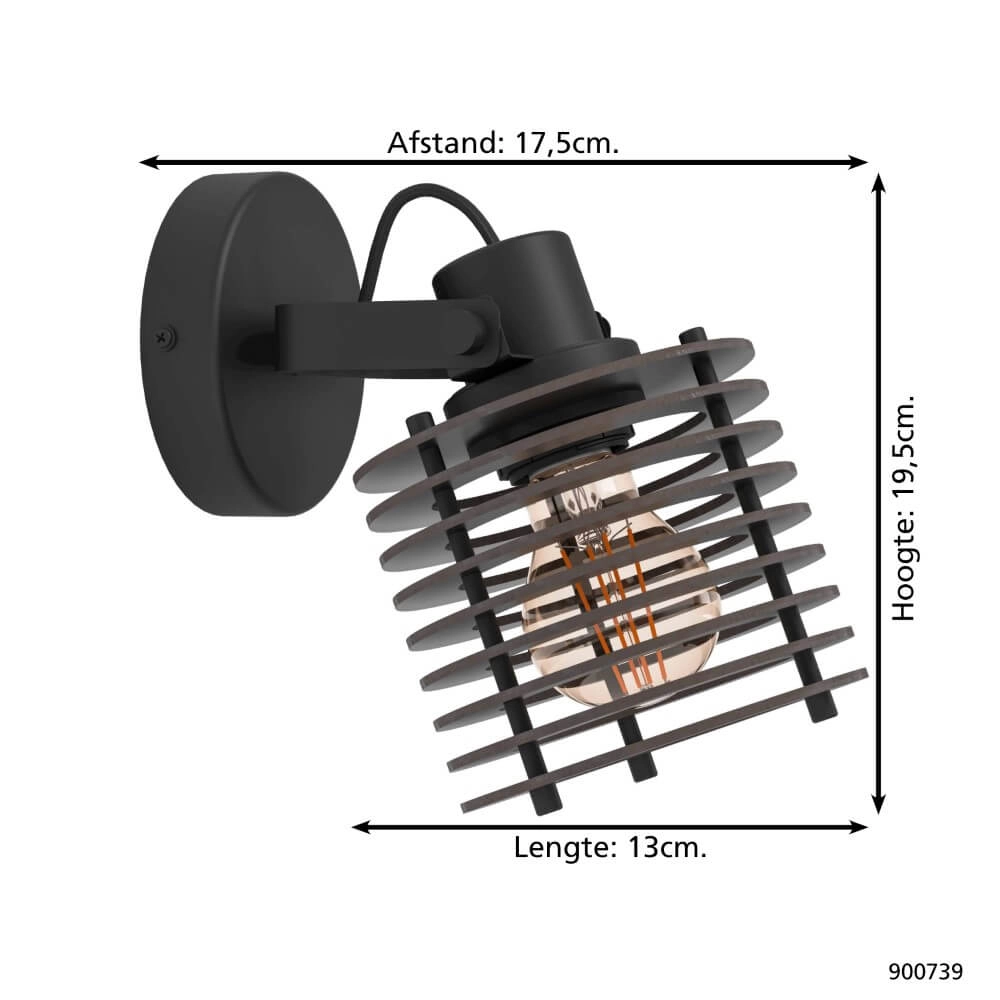 Industrial wall lamp Segovia Eglo 9008606267149