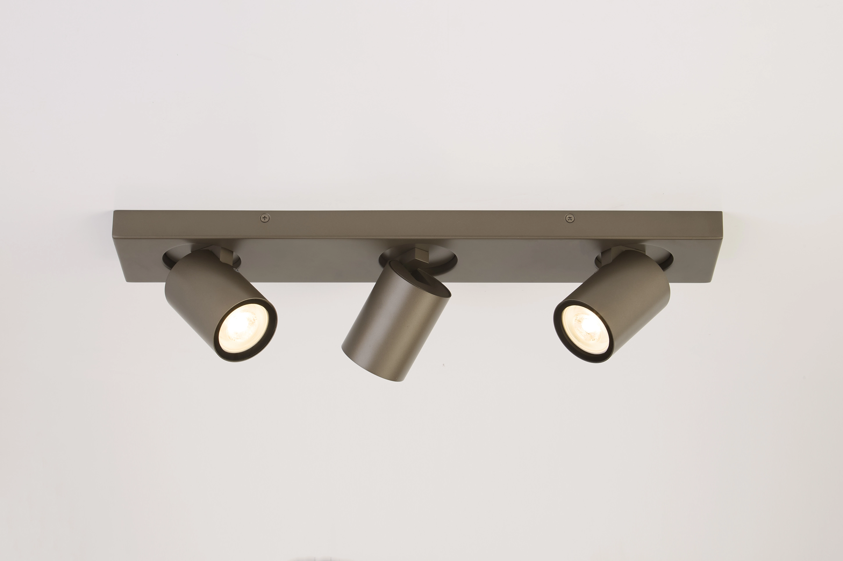 Ceiling lamp Selene 3 rectangular bronze