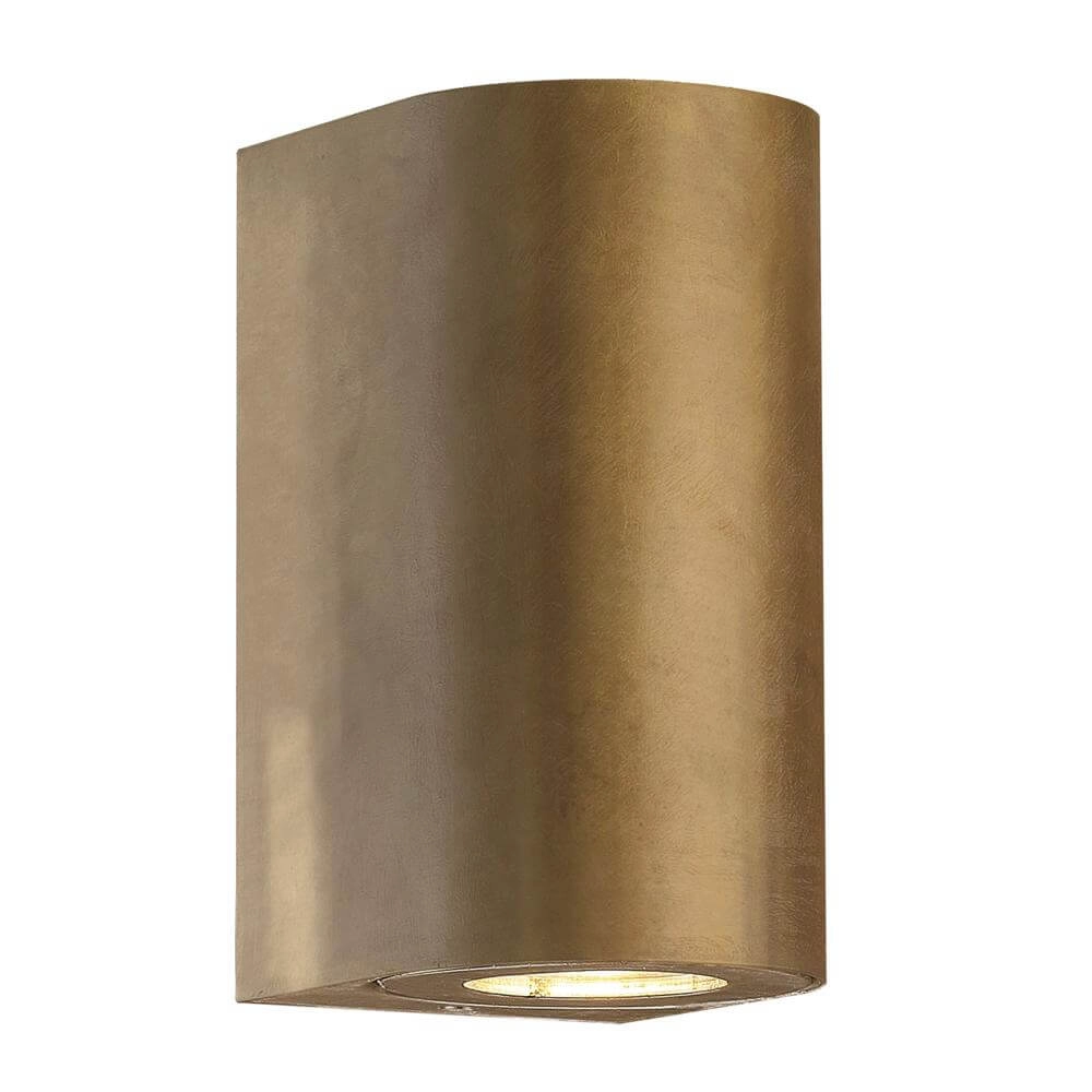 Surface-mounted spot Canto Round brass