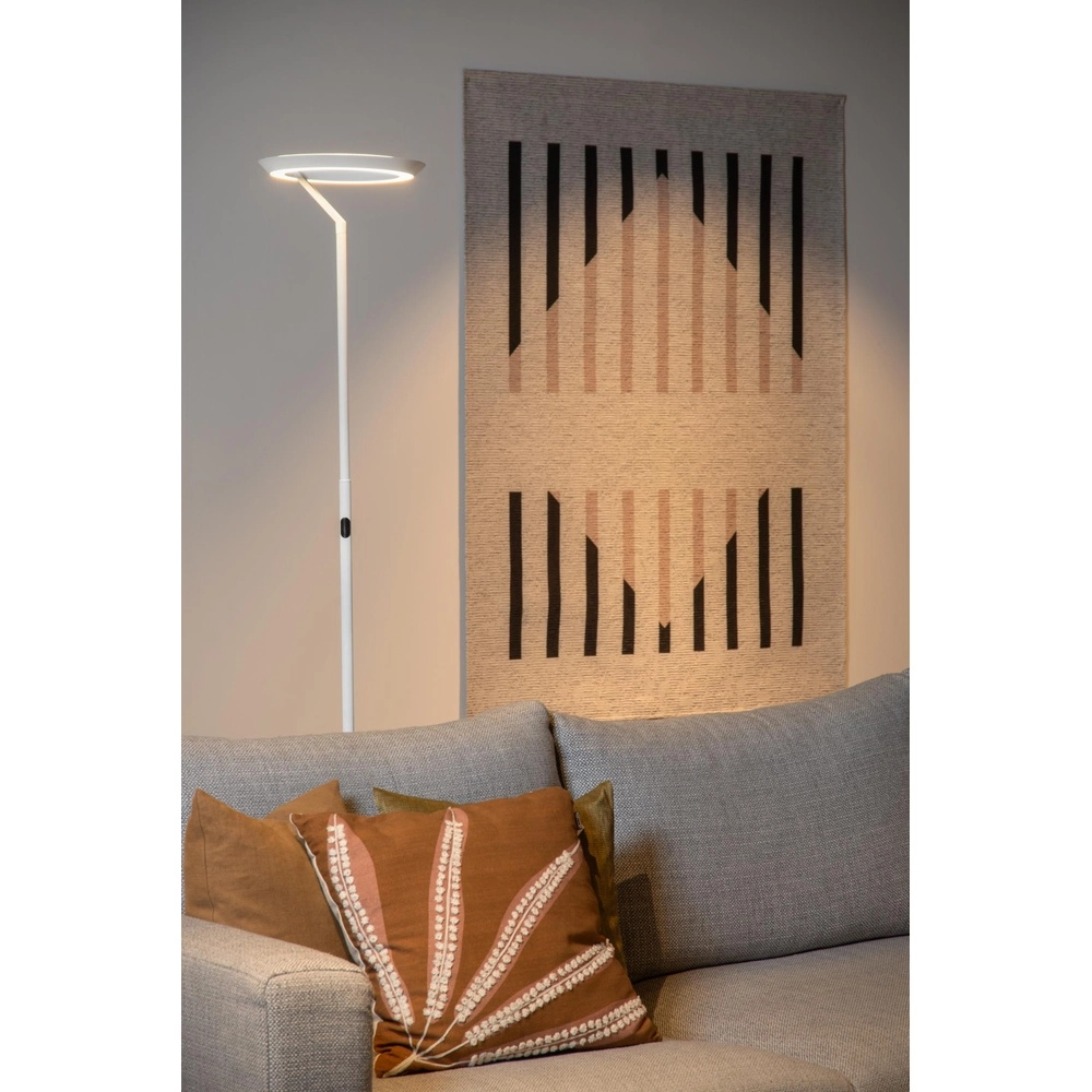 Design floor lamp Celeste white Ø 28cm Lucide 5411212031945