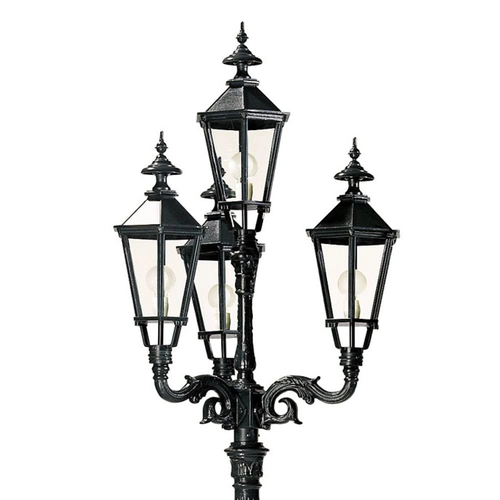 Nostalgic garden lamp Milano 4-light - black KS Verlichting 8714732040440