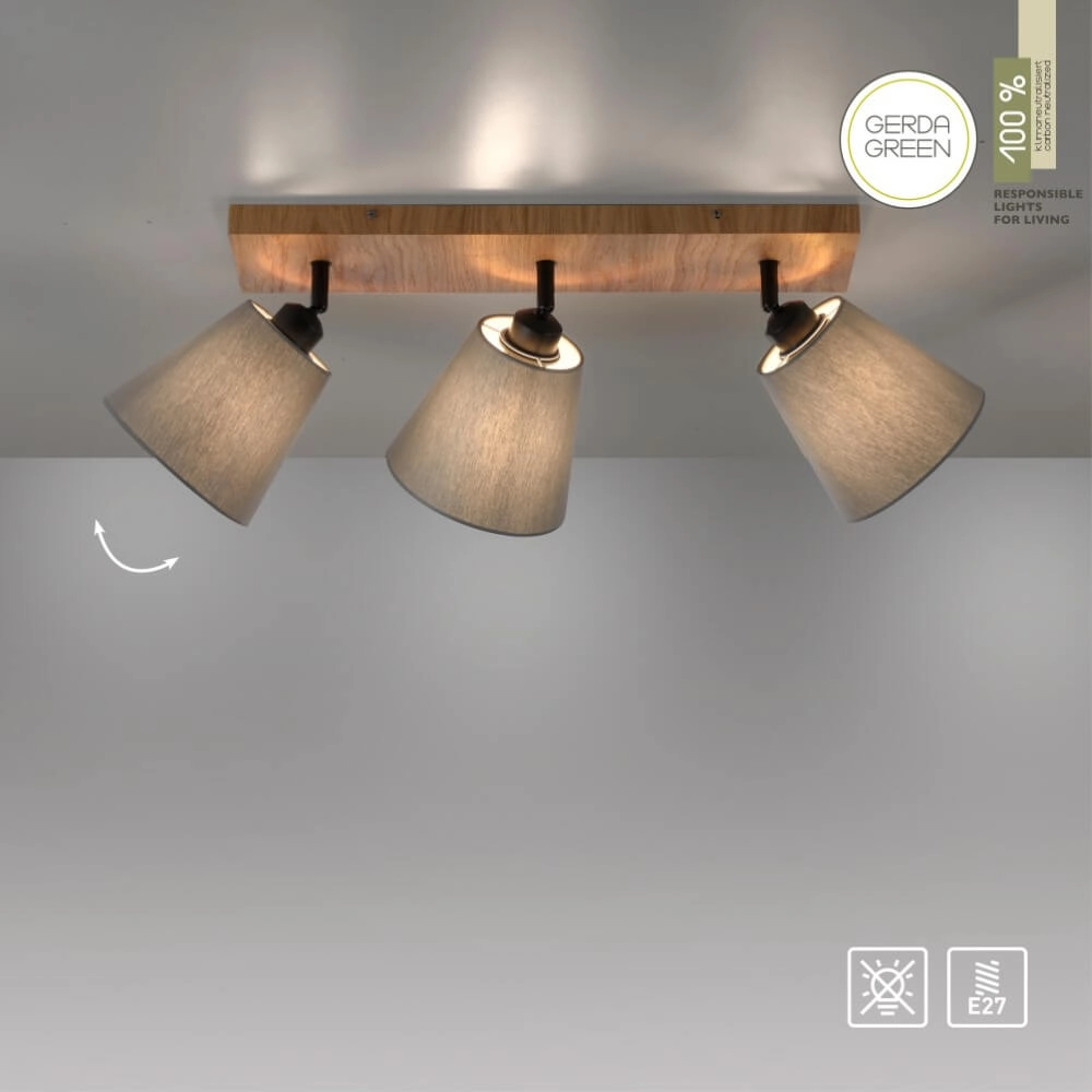 Ceiling lamp Green Michel 3-light Just Light 4043689995041